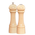 8" Windsor Natural Pepper Mill/Salt Shaker Set